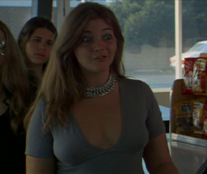 This chick's name was Donut.  How did I miss that all movie?